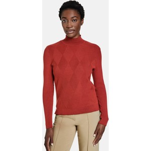 Czerwony sweter Edition w stylu casual