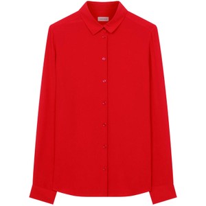 Czerwona koszula Seidensticker w stylu casual