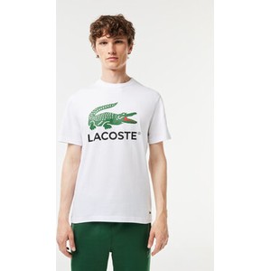 T-shirt Lacoste z krótkim rękawem w młodzieżowym stylu