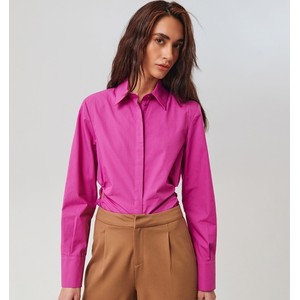 Fioletowa koszula Sinsay w stylu casual