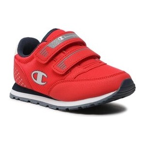 Czerwone buty sportowe dziecięce Champion na rzepy