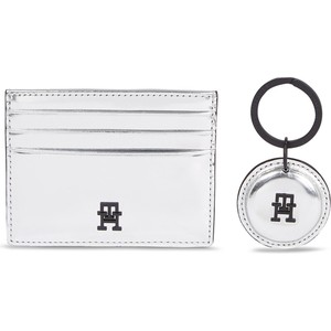 Zestaw upominkowy Tommy Hilfiger Imd Cc Holder And Key Fob AM0AM11633PE6 Silver PE6