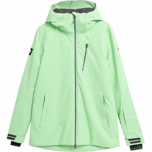 Zielona kurtka 4F w sportowym stylu z kapturem