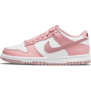 Różowe buty sportowe dziecięce Nike ze skóry dla dziewczynek sznurowane