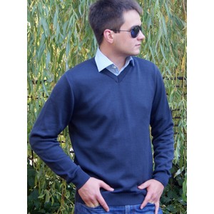 Sweter M. Lasota z bawełny w stylu casual