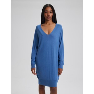 Niebieska sukienka Diverse mini prosta w stylu casual