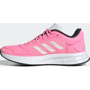 Różowe buty sportowe Adidas z płaską podeszwą