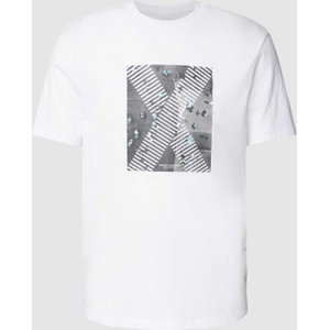 T-shirt Armani Exchange w młodzieżowym stylu z nadrukiem z krótkim rękawem