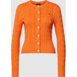 Pomarańczowy sweter POLO RALPH LAUREN z bawełny