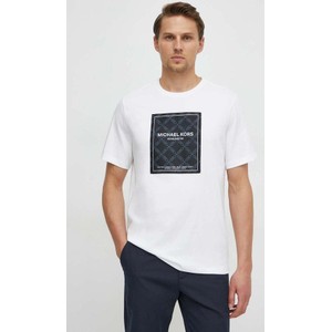 T-shirt Michael Kors z nadrukiem z krótkim rękawem w młodzieżowym stylu