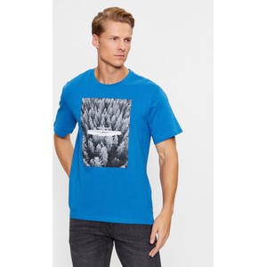 Niebieski t-shirt Only & Sons w młodzieżowym stylu z krótkim rękawem
