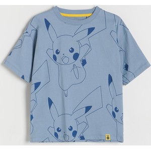Niebieska koszulka dziecięca Reserved dla chłopców