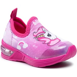 Różowe buty sportowe dziecięce Bibi dla dziewczynek sznurowane