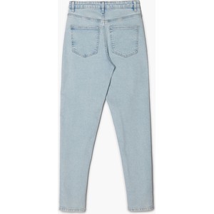 Niebieskie jeansy Cropp z jeansu