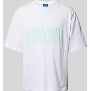 T-shirt Pequs z krótkim rękawem z bawełny