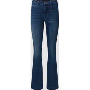 Granatowe jeansy MAC z bawełny w stylu casual