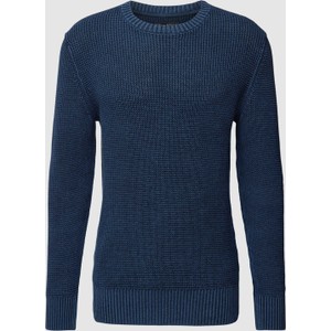 Granatowy sweter Marc O'Polo z bawełny