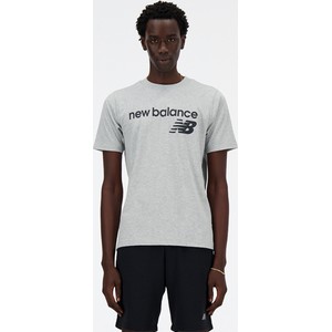 T-shirt New Balance z dresówki z krótkim rękawem