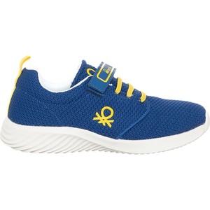 Niebieskie buty sportowe dziecięce United Colors Of Benetton sznurowane