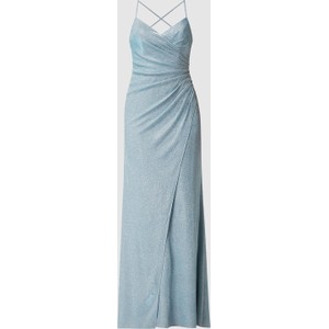 Niebieska sukienka Luxuar Fashion maxi