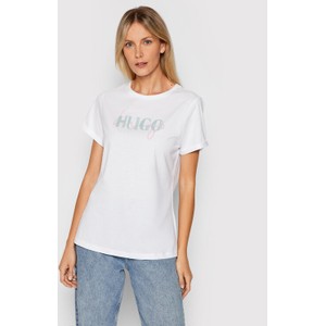 T-shirt Hugo Boss z krótkim rękawem z okrągłym dekoltem