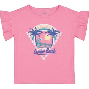 Różowa bluzka dziecięca Lamino dla dziewczynek