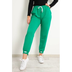 Zielone spodnie sportowe Olika w stylu casual