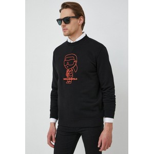 Czarna bluza Karl Lagerfeld z nadrukiem