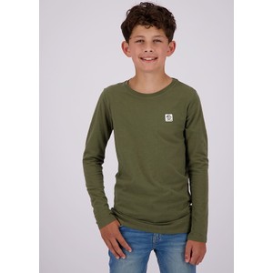 Zielona koszulka dziecięca Vingino dla chłopców z bawełny