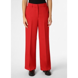 Czerwone spodnie Selected Femme