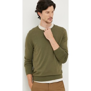 Zielony sweter Sisley z dzianiny w stylu casual