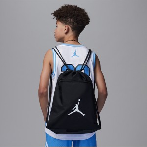 Czarny plecak Jordan w sportowym stylu