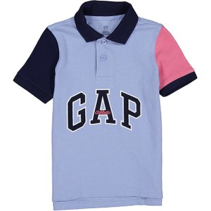 Niebieska koszulka dziecięca Gap z bawełny