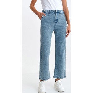 Granatowe jeansy Top Secret w stylu casual