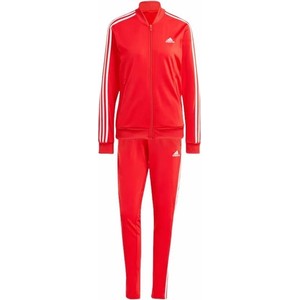 Czerwony dres Adidas z dresówki