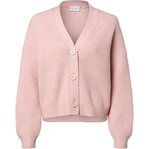 Różowy sweter comma, z wełny
