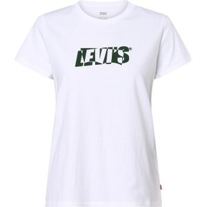 T-shirt Levis w młodzieżowym stylu z okrągłym dekoltem z dżerseju