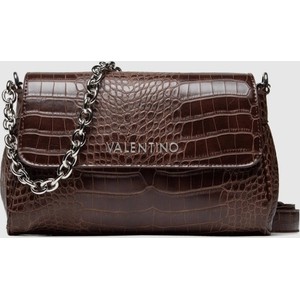 Brązowa torebka Valentino by Mario Valentino do ręki w młodzieżowym stylu mała