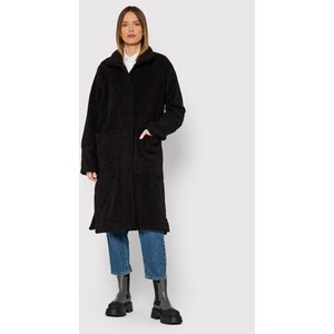 Czarny płaszcz Didriksons oversize bez kaptura w stylu casual
