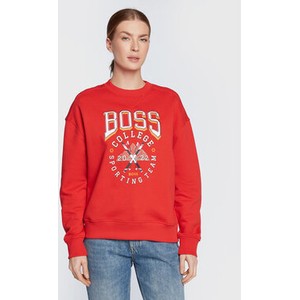 Czerwona bluza Hugo Boss w młodzieżowym stylu
