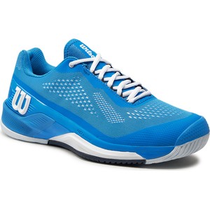 Niebieskie buty sportowe Wilson w sportowym stylu sznurowane