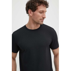 Czarny t-shirt Geox w stylu casual