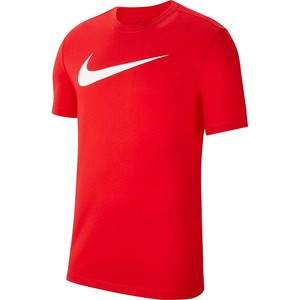 Czerwona koszulka dziecięca Nike z tkaniny