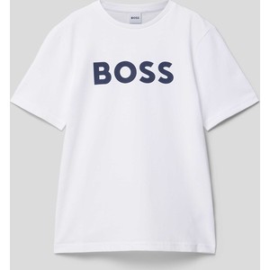 Koszulka dziecięca Hugo Boss z bawełny