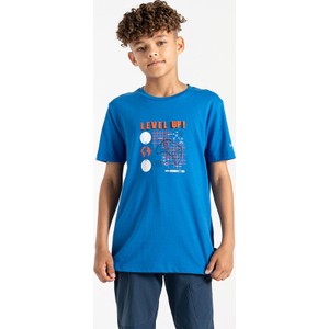Niebieska koszulka dziecięca Dare 2b z bawełny dla chłopców