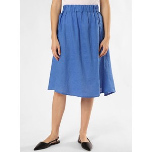 Niebieska spódnica Marie Lund w stylu casual z lnu