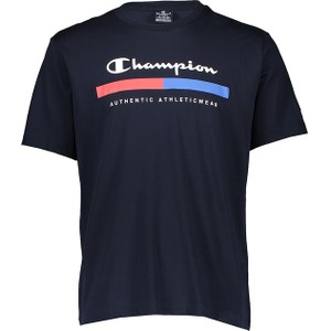 Niebieski t-shirt Champion w młodzieżowym stylu z bawełny