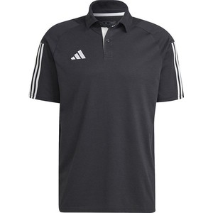 Czarna koszulka polo Adidas w sportowym stylu
