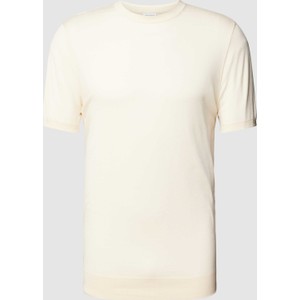 T-shirt PROFUOMO z krótkim rękawem w stylu casual z bawełny