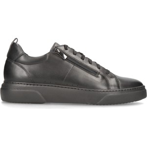 Conhpol Czarne trampki męskie skórzane licowe Cillian, Konopka Shoes